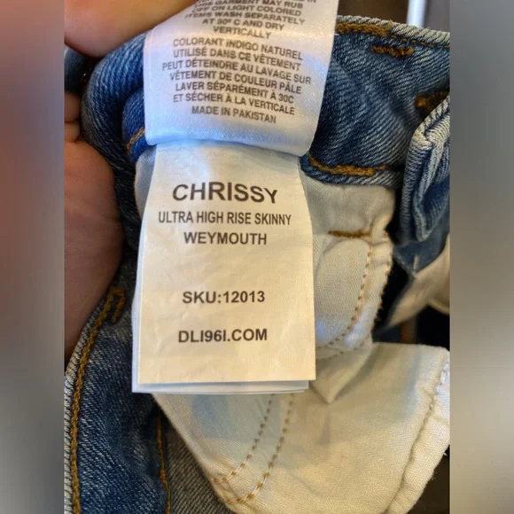DL1961 Chrissy Ultra High Rise Skinny Jeans - Picture 5 of 5